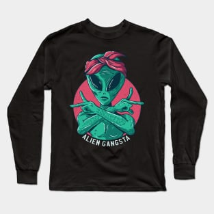 Alien Gangsta Long Sleeve T-Shirt